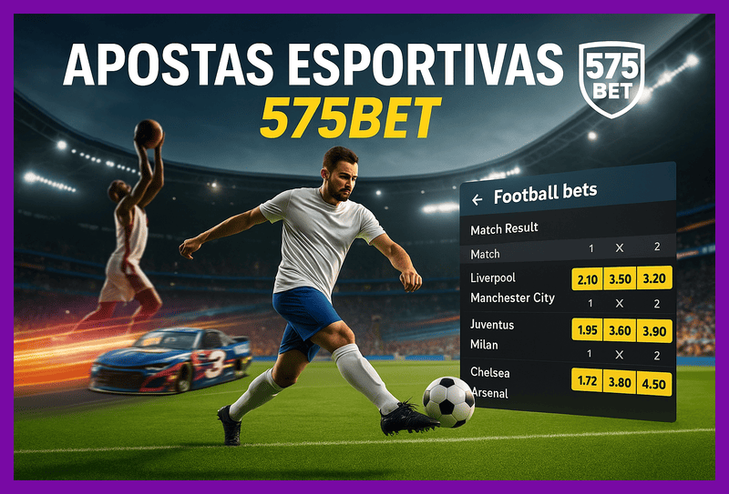 Apostas esportivas no cassino online 575BET