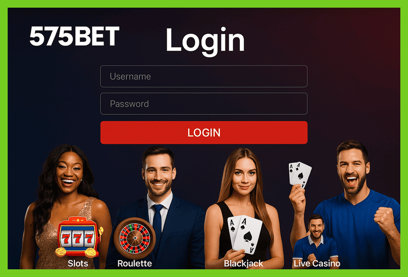 Criar uma nova Conta no plataforma 575BET